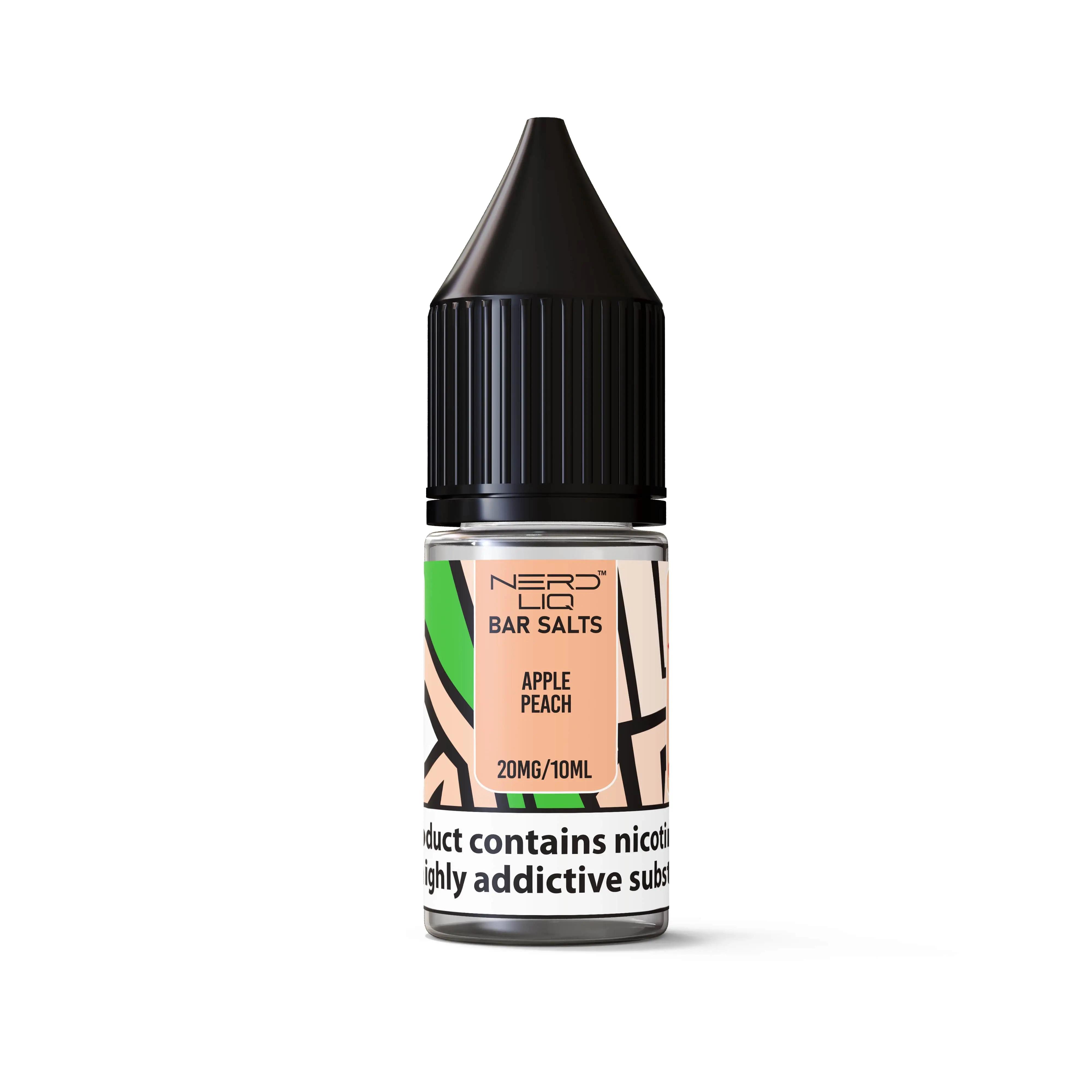 Product Image of Apple Peach Nic Salt E-liquid by Nerd Liq 10ml